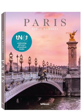 【现货】巴黎 Serge Ramelli（tN4t40周年纪念版） 【tN4t】Paris 原版英文摄影作品集人文景观 teNeues