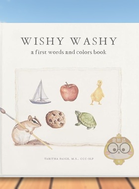 【预售】犹犹豫豫英文儿童自然拼读进口原版外版书精装3-6周岁Wishy WashyTabitha PaigePaige Tate & Co书籍图书正版