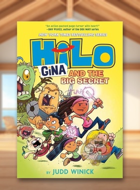 【预售】希罗漫画系列 8：吉娜和大秘密英文儿童漫画进口原版外版书精装3-6周岁Hilo Book 8: Gina and the Big Secret: (A Grap书