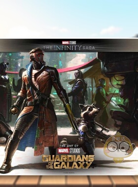 【预售】漫威电影宇宙无限传奇系列银河护卫队英文影视Marie Javins 进口原版书精装Marvel Studios' The Infinity Saga  Guardi书