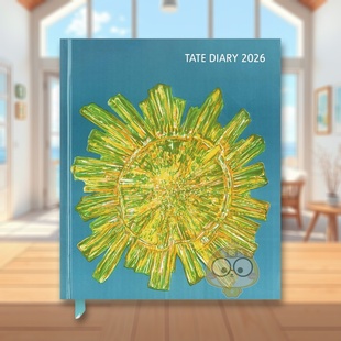 Illustrated 2026年泰特美术馆台式 2026 Tate Diary View throughout 日历记事本 Week Planner 日历 原版 Desk 预售