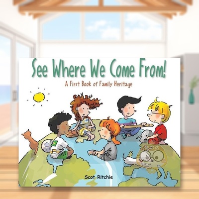 【现货】看看我们从哪里来See Where We Come From英文儿童绘本自我认知情绪管理6-9岁精装Scot Ritchie进口原版书Kids Can Press