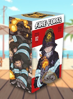 【预售】炎炎消防队套装#711赠限定双面海报英文漫画图书进口原版书Fire Force Manga Box Set 2平装14岁以上Atsushi Ohkubo Kod书