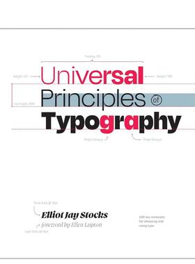 【预售】字体设计通用原则 Universal Principles of Typography 原版英文字体图案标志设计