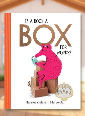 【现货】书是文字的盒子吗Is a Book a Box for Words英文儿童语言概念启蒙6-9岁精装Harriet Ziefert  Mercè Galí?进口原版书R