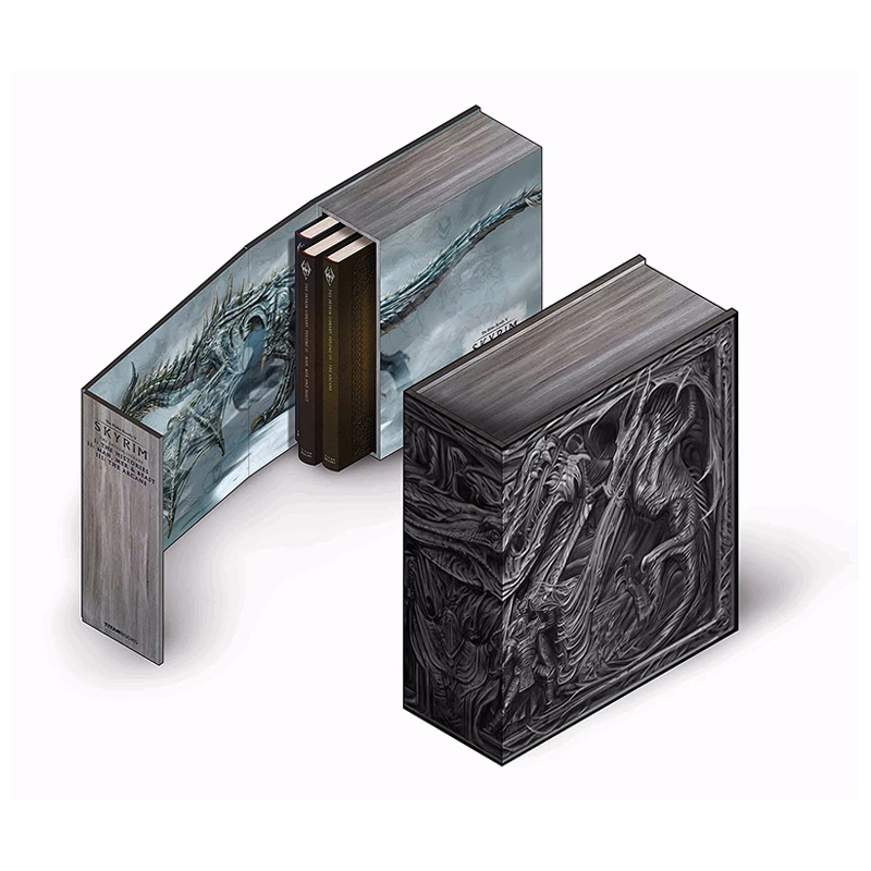 【预售】上古卷轴5：天际卷1-3 精装收藏套装 英文原版 The Skyrim Library - Volumes I, II & III (Box Set) 游戏设定集
