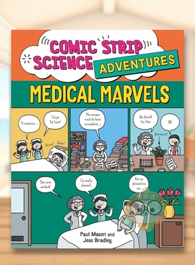 【预售】科学大冒险漫画系列：医学奇迹 Comic Strip Science Adventures: Medical Marvels 原版英文儿童漫画进口书籍图书外版正
