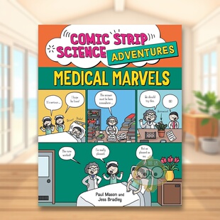 【预售】科学大冒险漫画系列:医学奇迹 Comic Strip Science Adventures: Medical Marvels 原版英文儿童漫画进口书籍图书外版正