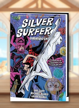 【预售】【Marvel】银色冲浪手英文漫画精装进口原版书SILVER SURFER Dan Slott  Michael Allred书籍图书外版正版