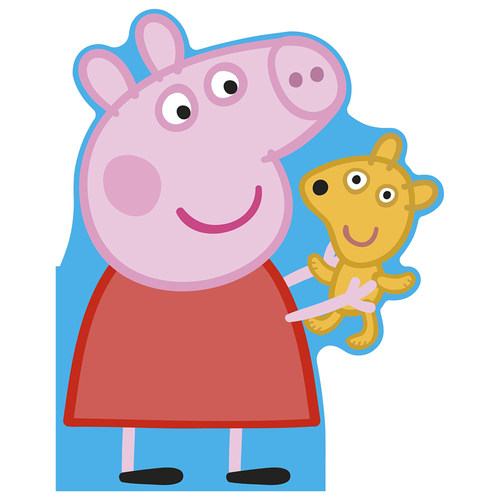 【预售】小猪佩奇：关于佩奇的一切 Peppa Pig:All About Peppa 英文原版儿童英语启蒙绘本0-3岁 粉红猪小妹形状的纸板书 Ladybird