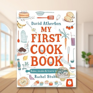 Cook英文餐饮David 我 Cook First Bake Atherton Learn 第一本烹饪书烘焙与制作My and Make 书Walker 进口原版 Book 预售
