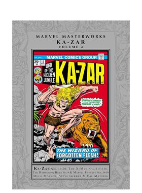 【预售】漫威漫画 漫威大师作品：卡·扎尔卷4 Marvel Masterworks: Ka-Zar Vol.4 英文漫画书原版进口美漫书籍