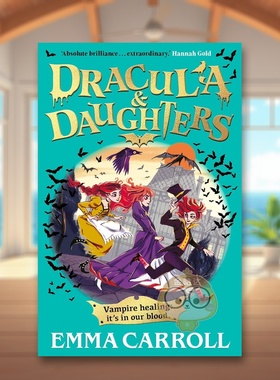 【现货】德古拉与女儿 Dracula & Daughters 原版英文儿童故事 吸血鬼哥特式冒险系列开篇之作进口书籍图书外版正版