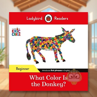 【现货】瓢虫读物初级 - 艾瑞·卡尔 - 马是蓝色的(ELT分级读物)英文儿童分阶阅读进口原版外版书平装3-6周岁Ladybird Readers书