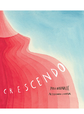 【预售】渐强的乐节 Crescendo 怀孕母亲颂歌 Paola Quintavalle 插画Alessandro Sanna 英文原版儿童生命教育启蒙绘本母亲节礼物