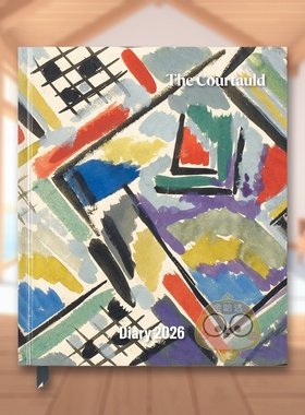 【预售】2026年考陶尔德学院台式日历记事本 The Courtauld 2026 Desk Diary Planner  原版日历