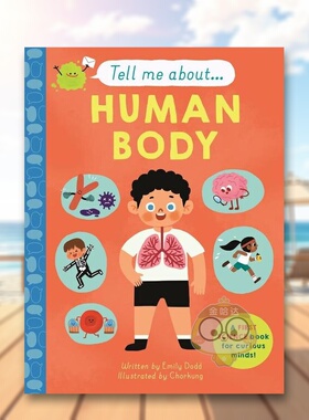 【现货】探索人体【Tell me about】The Human Body英文儿童绘本知识百科3-6岁精装Emily Dodd进口原版书Templar Publishing7书籍