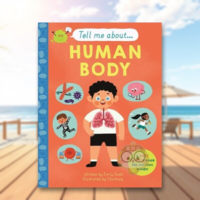 【现货】探索人体【Tell me about】The Human Body英文儿童绘本知识百科3-6岁精装Emily Dodd进口原版书Templar Publishing7书籍