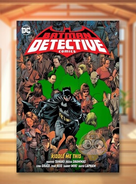 【预售】【DC Comics】蝙蝠侠侦探漫画卷4给我出个谜语简装版英文漫画简装进口原版书Batman: Detective Comics Vol. 4: Riddle书