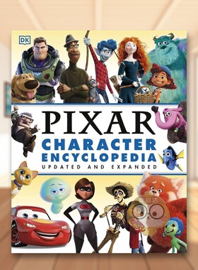 【现货】迪斯尼皮克斯角色百科全书更新和扩展Disney Pixar Character Encyclopedia Updated and Expanded英文儿童趣味3-6岁精装
