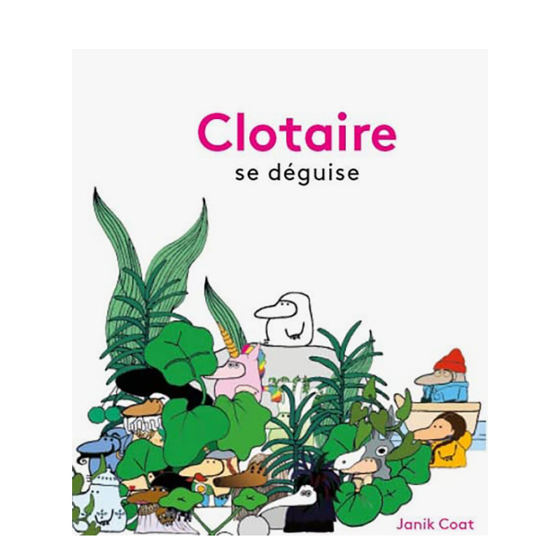 【现货】变装的克洛泰 Clotaire se déguise小红帽迈克尔杰克逊蜘蛛侠毕加索人物角色画册法文原版进口儿童绘本-封面