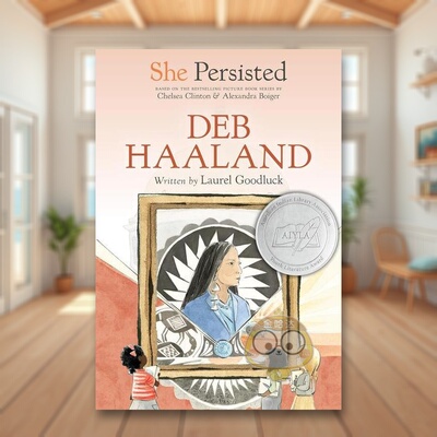【预售】坚持不懈的她德布·哈兰英文儿童章节书进口原版书9岁-12岁精装She Persisted: Deb HaalandLaurel Goodluck Philomel B书
