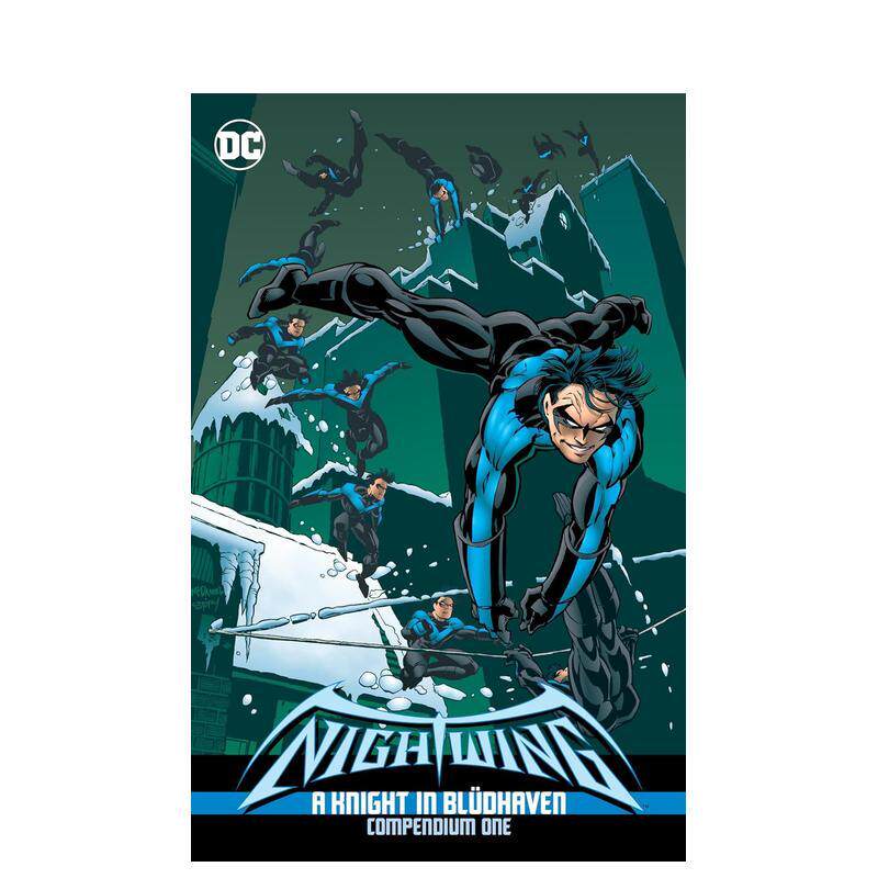 【现货】夜翼：布鲁德黑文的骑士纲要苐一册 Nightwing: a Knight in Bludhaven Compendium Book One 原版英文漫画书进口图书外版