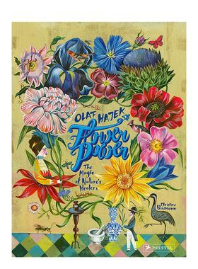 【现货】Flower Power 花的力量 插画家Olaf Hajek艺术绘本 英文原版儿童进口图书书籍