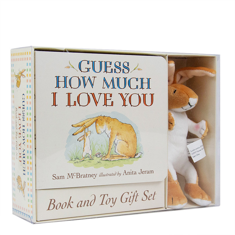 【预售】Guess How Much I Love You Book & Toy猜猜我有多爱你（含玩偶）英文原版儿童绘本适合0-3岁 书籍/杂志/报纸 原版其它 原图主图