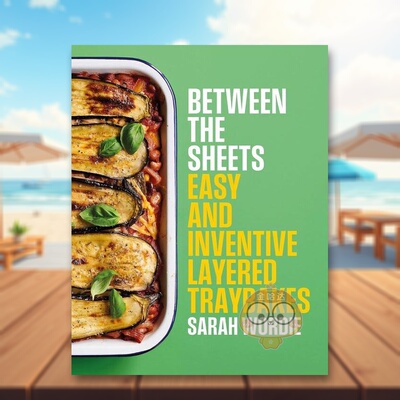 【预售】床单之间简单而富有创意的分层托盘烘烤英文餐饮Between the Sheets  Easy and inventive layered tr精装进口原版书Sar书