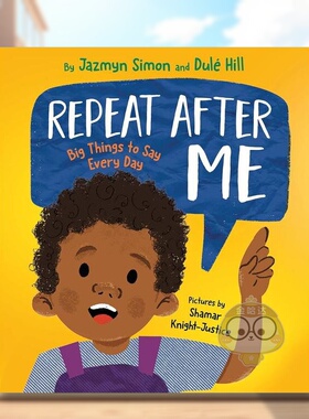 【预售】跟着我念英文儿童绘本人际关系进口原版书精装Repeat After Me SIMON  JAZMYN Random House书籍图书外版正版
