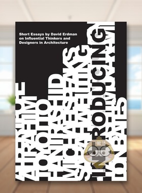 【预售】引言建筑界有影响力的思想家和设计师短文集Introducing英文建筑设计David Erdman平装ORO Editions进口原版书743书籍图书