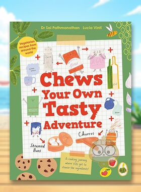 【预售】咀嚼自己的美味冒险英文儿童绘本职业认知财商管理进口原版外版书精装Chews Your Own Tasty AdventureSai Pathmanathan书