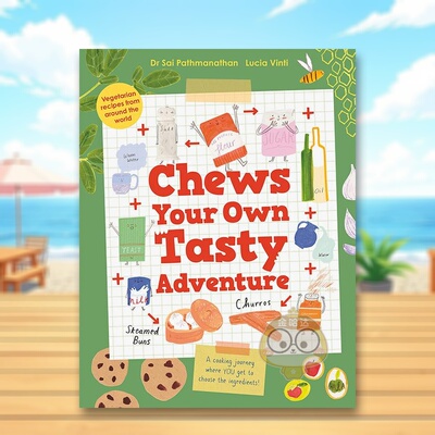 【预售】咀嚼自己的美味冒险英文儿童绘本职业认知财商管理进口原版外版书精装Chews Your Own Tasty AdventureSai Pathmanathan书