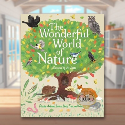 【现货】奇妙的自然世界探索动物昆虫鸟类树木等The Wonderful World of Nature Discover Animals Insects英文儿童绘本动物生态环