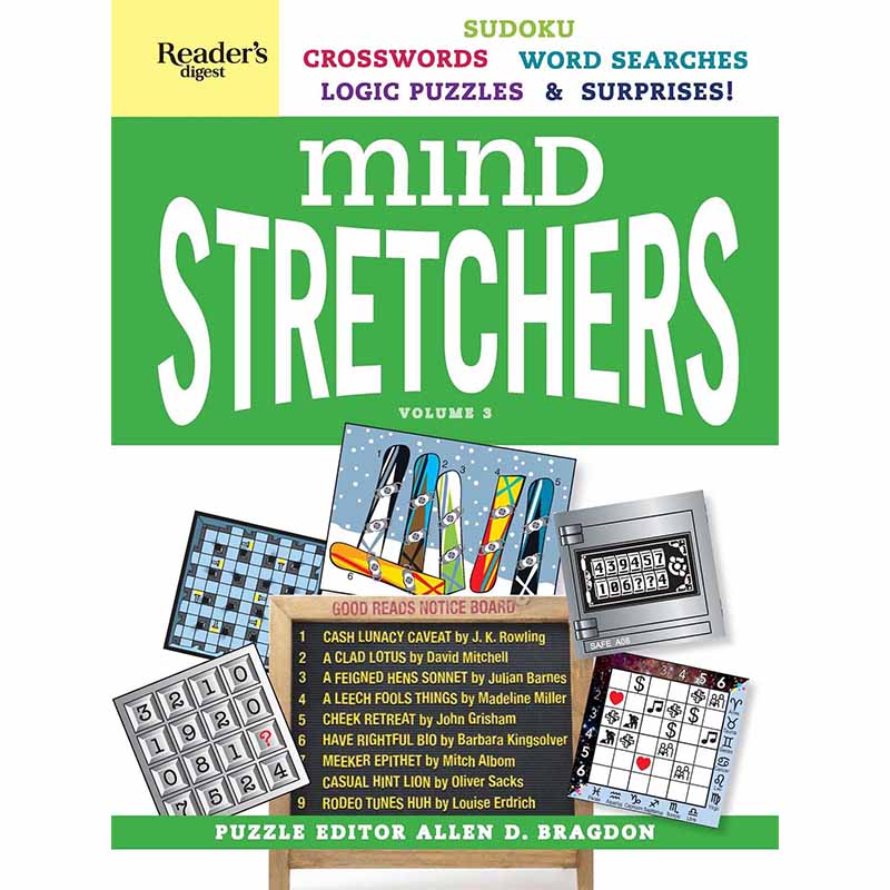 【现货】Reader’s Digest Mind Stretchers Puzzle Book Vol.3，文摘思维担架解谜书第3卷 Reader’s Digest生活综合