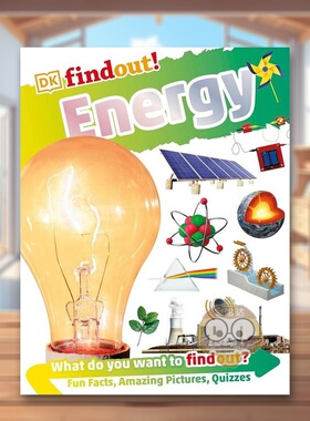 【预售】能量 DKfindout! Energy 原版英文儿童章节书进口书籍图书外版正版