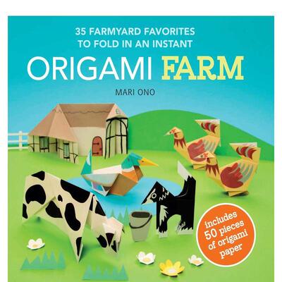 【现货】折纸农场：35家可爱的折纸农场Origami Farm: 35 farmyard favorites to fold in an instant英文进口原版儿童趣味图书Ma