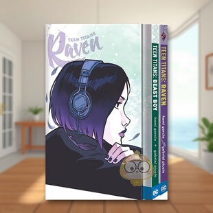【预售】【DC Comics】少年泰坦乌鸦和野兽男孩英文漫画盒装进口原版书Teen Titans: Raven and Beast Boy HC Box Set Garcia  K书