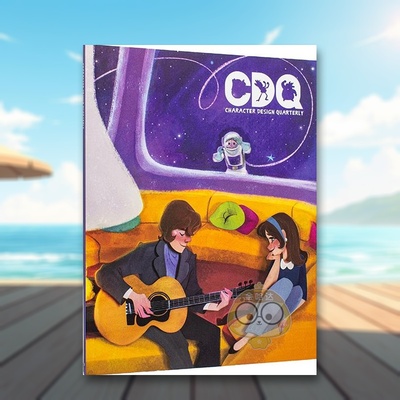 【现货】角色设计季刊24Character Design Quarterly 24英文插画原画设定集Publishing 3dtotal3dtotal Publishing平装进口原版书