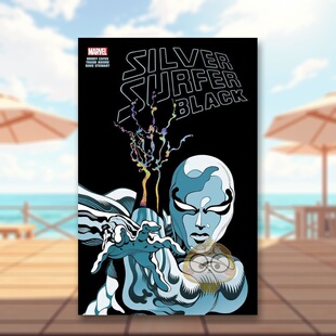 【预售】【Marvel】银影侠黑色英文漫画简装进口原版书SILVER SURFER: BLACK Donny Cates书籍图书外版正版
