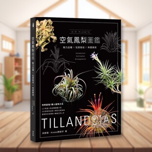 【现货】空气凤梨图鉴：魅力品种x玩赏栽培x布置应用中文繁体居家生活进口原版外版书梁群健, Arwoo颜俊宇城邦麦浩斯平裝书籍图书