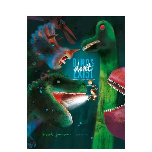 【现货】恐龙其实不存在 Dinos Don‘t Exist 英文进口原版儿童绘本图书 Mark Janssen外文正版