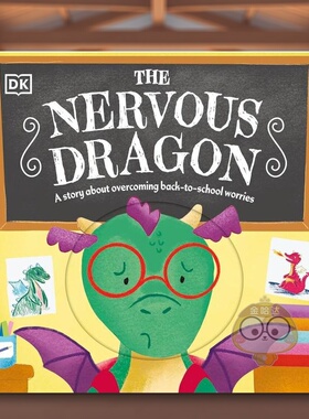 【现货】焦虑的小龙【First Seasonal Stories】The Nervous Dragon英文儿童绘本自我认知情绪管理3-6岁纸板书DK Children进口原版