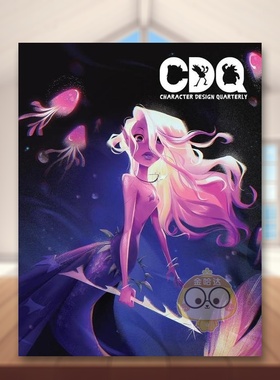 【现货】角色设计季刊28英文插画原画设定集进口原版书Character Design Quarterly 28平装Jackie Droujko著3dtotal Publishing出