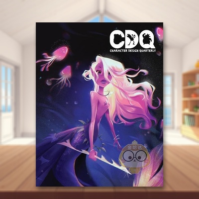 【现货】角色设计季刊28英文插画原画设定集进口原版书Character Design Quarterly 28平装Jackie Droujko著3dtotal Publishing出