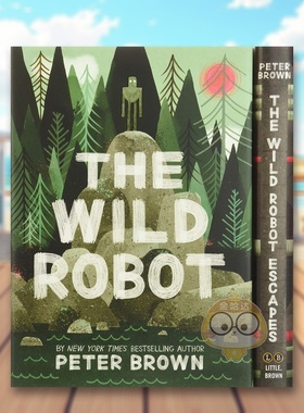 【预售】荒野机器人3册套装Wild Robot Series Boxset英文青少年读物3-6岁平装Peter Brown进口原版书Piccadilly Press835871书籍