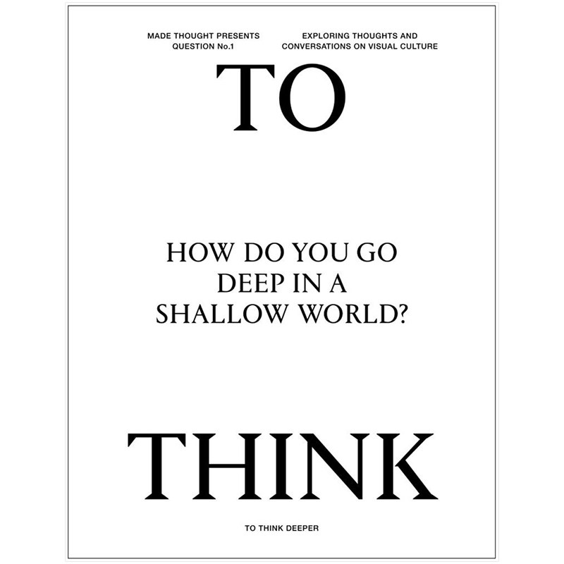 订阅 to think 人文社科杂志 英国英文原版 年订4期