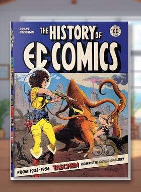 【预售】EC漫画历史英文漫画进口原版书精装14岁以上The History of EC Comics Grant GeissmanTASCHEN书籍图书外版正版