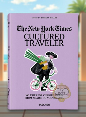 【现货】文化旅行者100次好奇之旅英文旅行【The New York Times】Cultured Traveler进口原版书Barbara Ireland精装TASCHEN书籍图